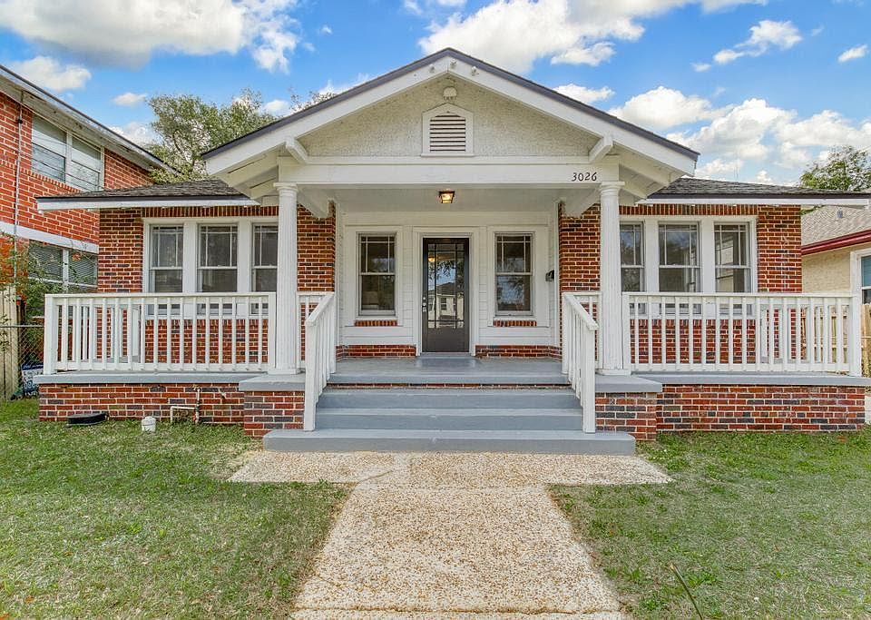 Beautiful front porch and door entrance
