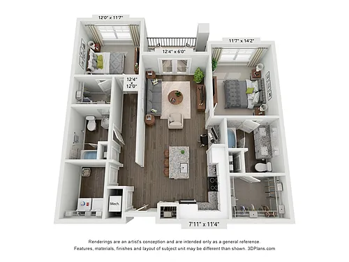 Floor plan B2