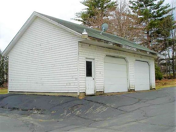 Garage with upstairs storage