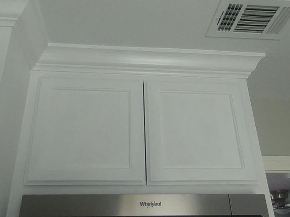 Upper Cabinetry above Microwave