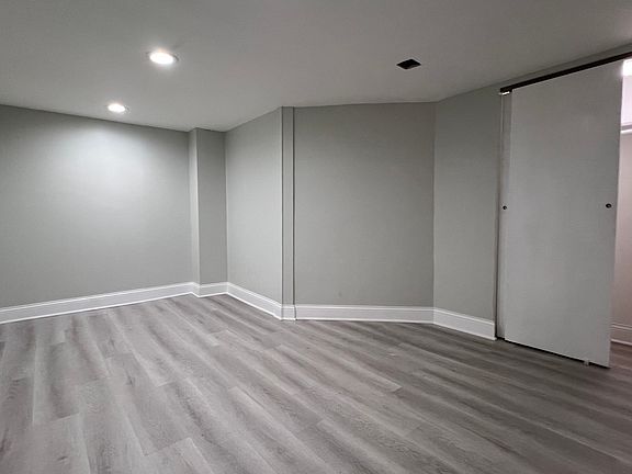 Bedroom 2 - fits king size bed, light in closet, and room for dresser