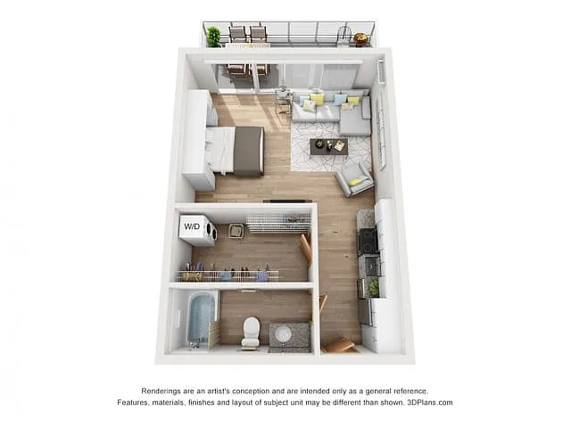 Floor plan Terrace Studio