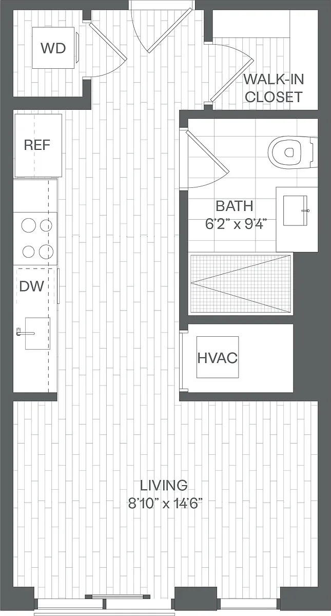 Floor plan Studio-SN