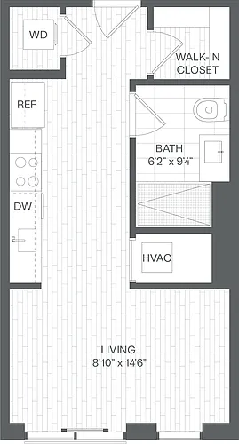Floor plan Studio-SN