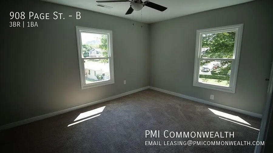 Unit B largest bedroom