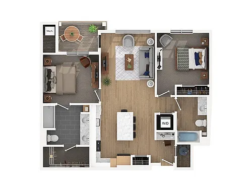 Floor plan B1