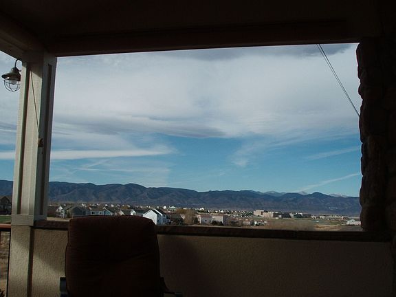 View from the outdoor living room