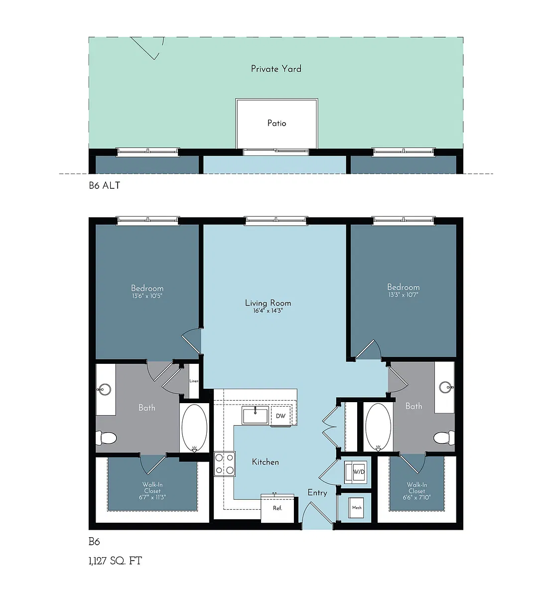 Floor plan B6