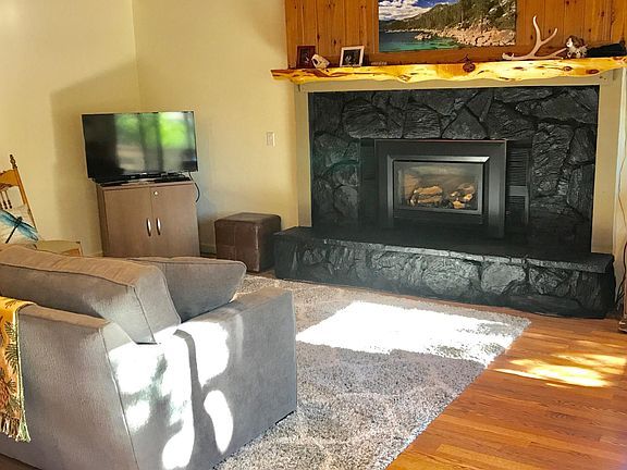 gas heated fireplace