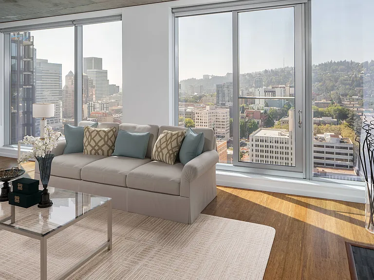 Penthouse Views from Living Room