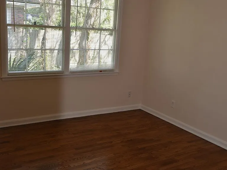 Bedroom. #2: Refinished floors, closet, decorative light