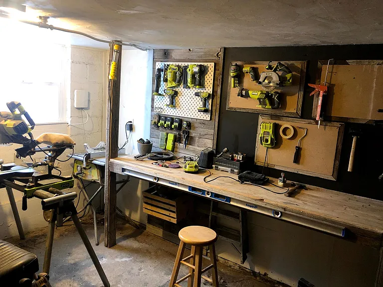 Garage area