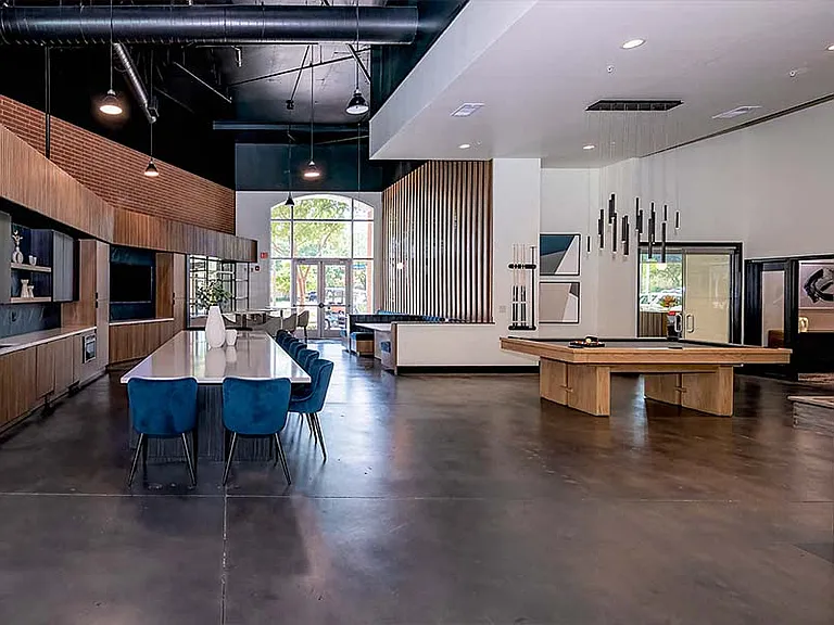 Entertain guests in the resident lounge