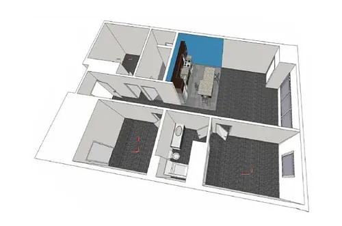 Floor plan Country Three Bedroom