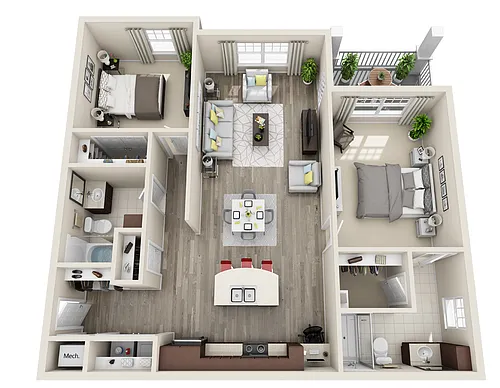 Floor plan B3