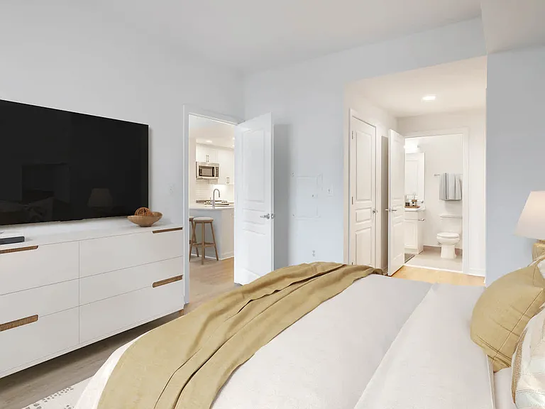 Bedroom with Hard Surface Flooring