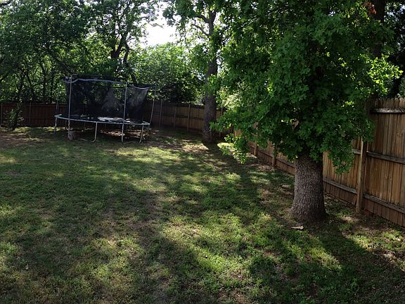 Backyard w/mature trees