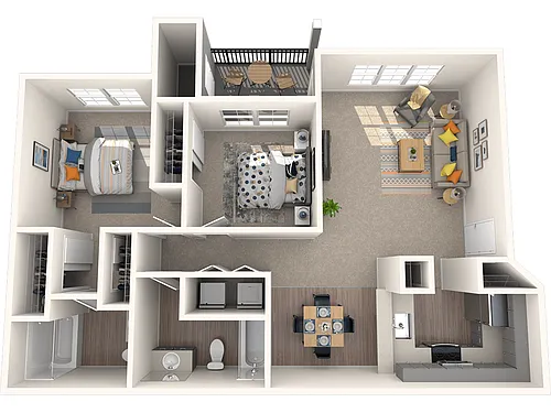 Floor plan 2X2