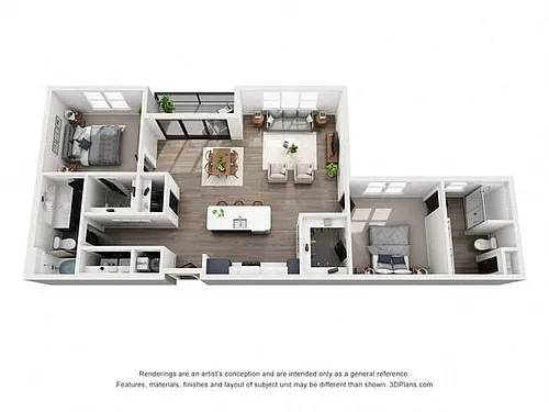 Floor plan 2F w/ Balcony