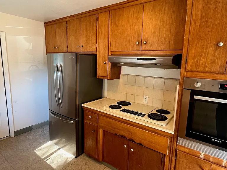 Newer fridge included