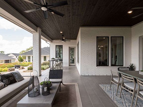 Fulshear Run 1 2 Acre Meritage Covered Patio