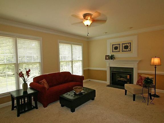 Living Room with Fireplace