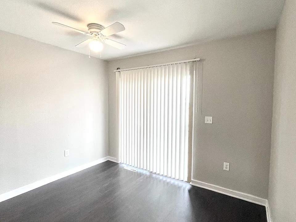 Dining Area with Large Sliding Doors