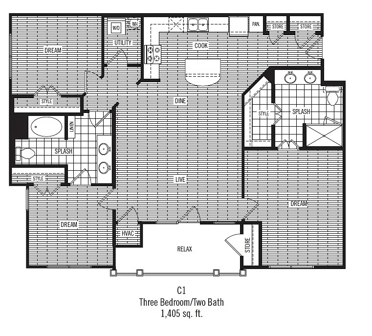 Floor plan C1