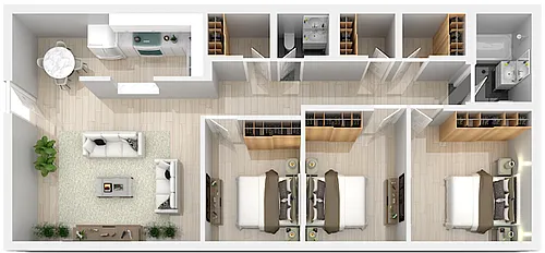 Floor plan Saratoga - C1