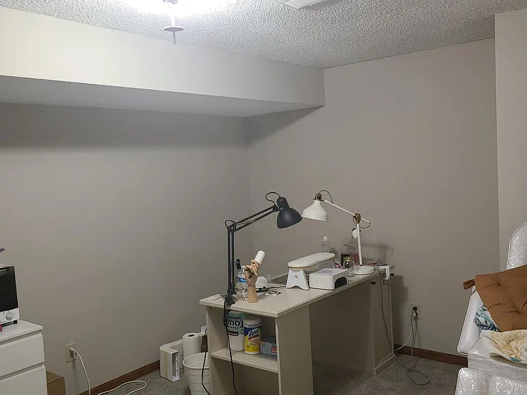 Spare room in the basement.