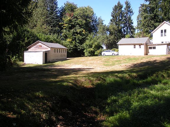 View from large side yard
