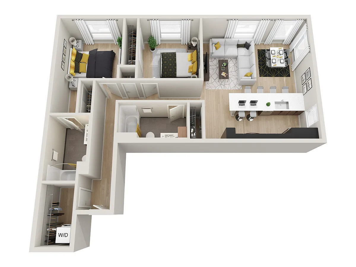 Floor plan 2X2 C