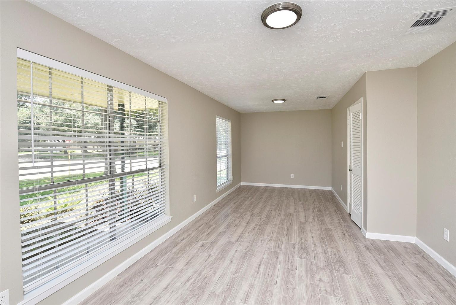 Spacious family home with kitchen and living area