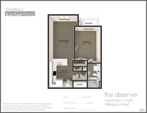 Floor plan The Observer