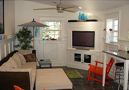 Living Room with Built-ins