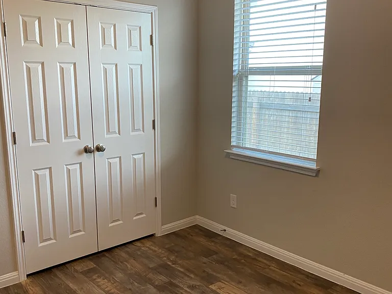 Secondary bedroom #1 with closet and size 10 X 12