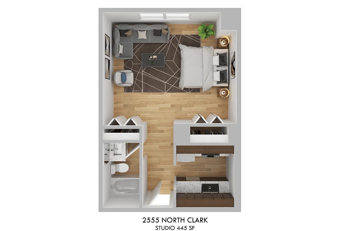 Floor plan Studio