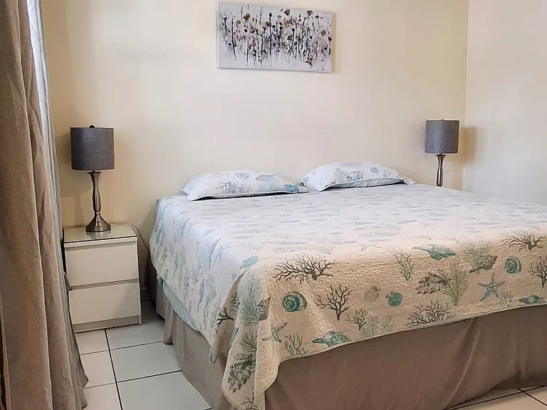 bedroom with king size mattress