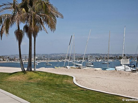 Blocks to Mission Bay, Water Sports & Bike Path