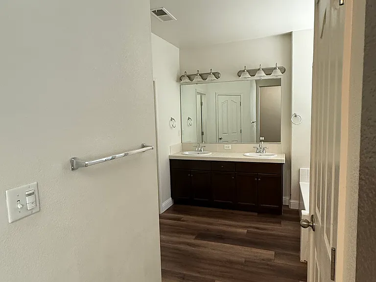 View of Master Bathroom from Master Bedroom.