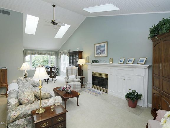 Living room with fireplace  821 GULL LAK