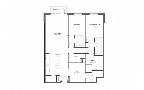 Floor plan 2BR NN