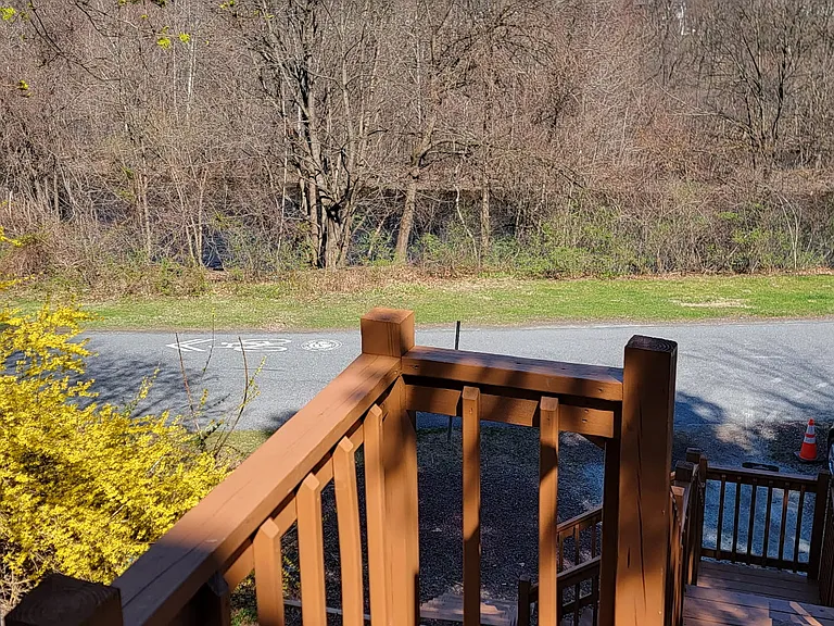 view from D&L Train behind property