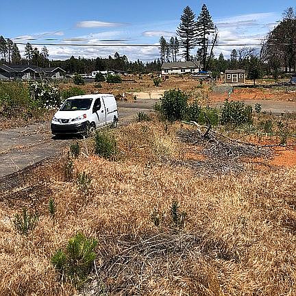 Driveway lot on right