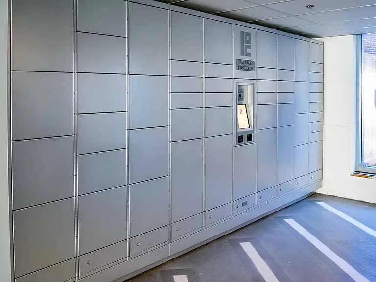 Secure Package System at 50 West Broadway