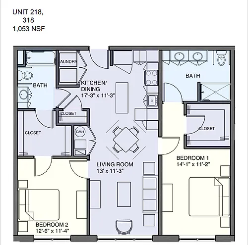 Floor plan 218