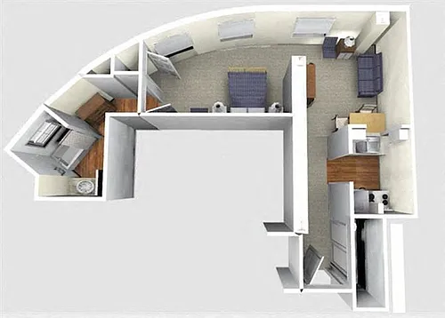 Floor plan Studio B