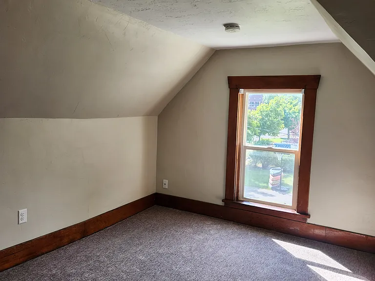 Full length windows in upstairs bedrooms
