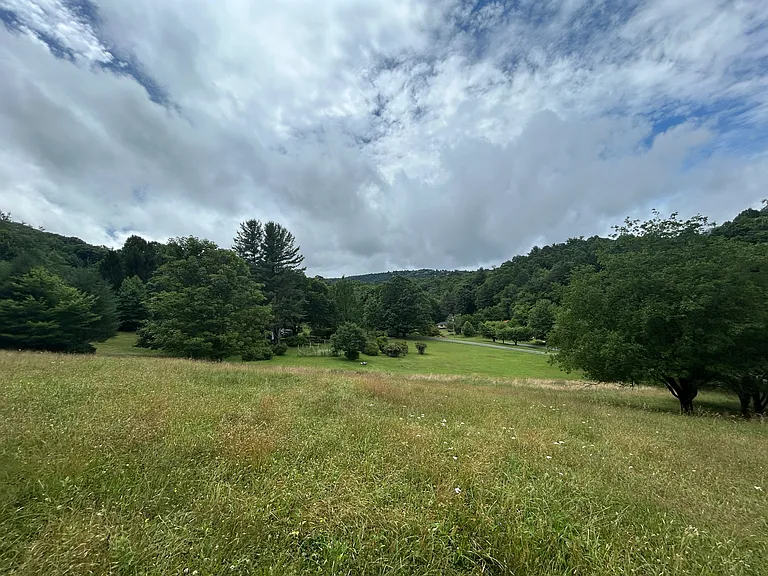 Beautiful natural meadows surround the home, offering a serene backdrop of open space, peaceful views, and a private connection to the surrounding landscape.