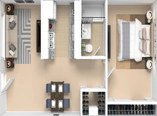 Plan A - Interior Plan A - Interior